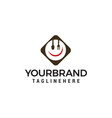 logo cutlery design concept template vector image