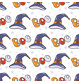 magic hat seamless pattern vector image vector image