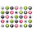 web icon collection vector image vector image