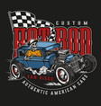 custom american vintage logo vector image