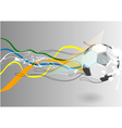 football background with abstract line vector image vector image