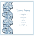 wave background vector image vector image