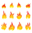 fire collection vector image