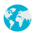 world globe map vector image