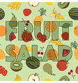 fruit salad decoration vector image
