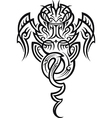 taniwha pattern vector image vector image