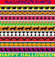 halloween borders vector image