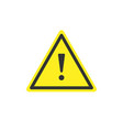 warning sign and caution concept vector image