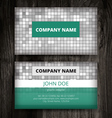 abstract creative business cards set template vector image vector image