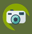flat modern design with shadow camera icon vector image vector image