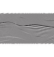 optical illusion lines background abstract 3d vector image