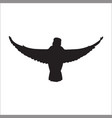 common kingfisher silhouette vector image vector image