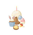 easter holiday vector image vector image
