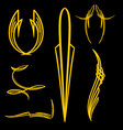 pinstripe-032 vector image vector image