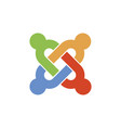 astana kazakhstan -20 july 2020 joomla icon vector image vector image
