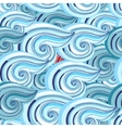 graphic pattern of waves vector image vector image
