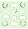wedding elements set vector image
