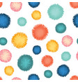 decorative party pom poms seamless repeat vector image vector image
