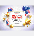 memorial day sale promotion advertising banner vector image vector image
