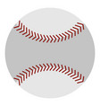 softball ball icon isolated vector image