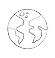 world planet earth icon vector image