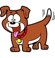 happy dog vector image
