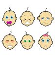 baby face vector image vector image