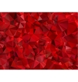garnet red abstract background polygon vector image vector image