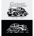 retro cars emblem vector image