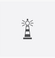 simple lighthouse icon vector image vector image