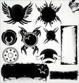 grunge banners set vector image vector image