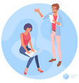concept teamwork and workflow vector image vector image
