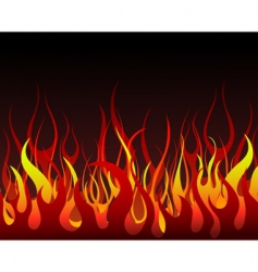 Seamless fire flame background Royalty Free Vector Image