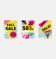 sale banner template vector image vector image