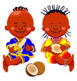 african kids vector image vector image