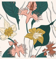 orchid flower decoration nature blossom floral vector image