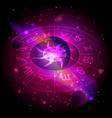 horoscope circle vector image vector image