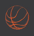 basketball poster vector image vector image