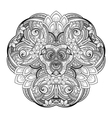beautiful deco monochrome triangle vector image