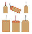 price tags retro design vector image vector image