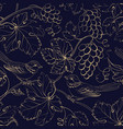 vine seamless pattern for package design old vector image
