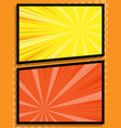abstract comic book pop art cartoon background vector image vector image