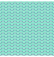 aqua blue waves seamless pattern vector image