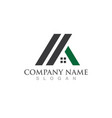 home logo property and construction vector image