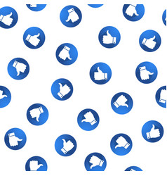 Seamless pattern with social media icons Vector Image
