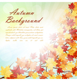 autumn frame vector image