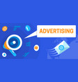 colourful of advertising vector image vector image