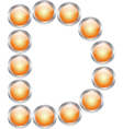 letter d vector image vector image