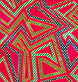 retro red color seamless pattern with grunge vector image