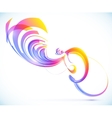 abstract rainbow stripes shining background vector image